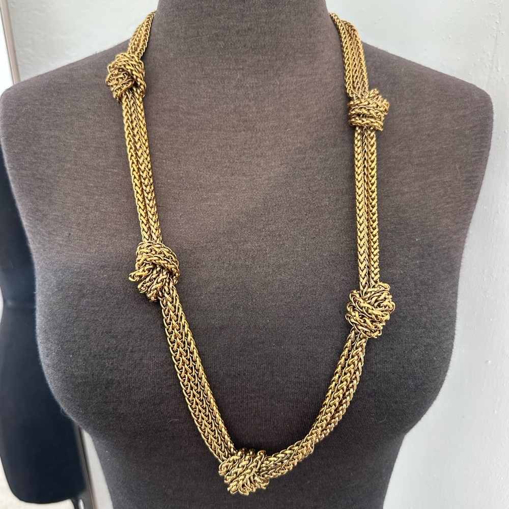 Kate Spade Know the Ropes knot necklace